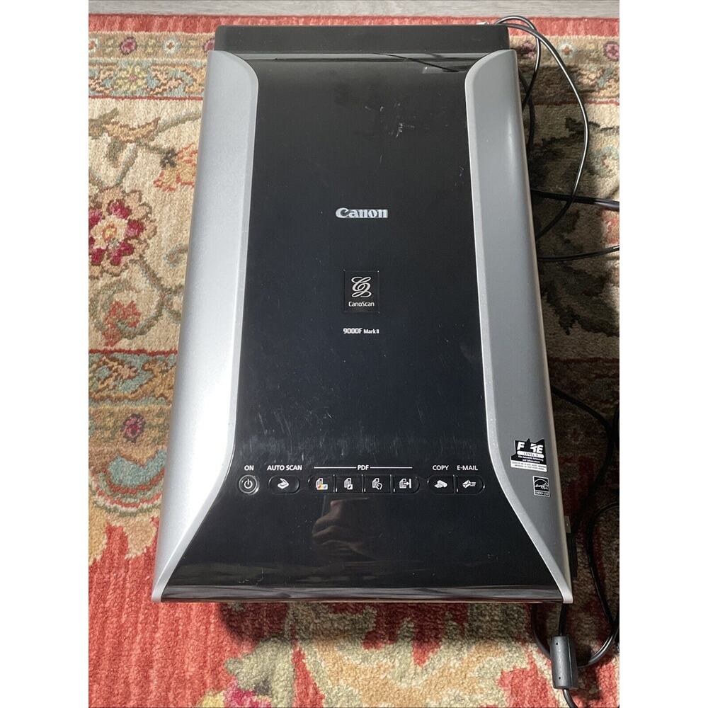 Canon CanoScan 9000F Mark II Film Document Flatbed Scanner Copier W/ Cord Tested